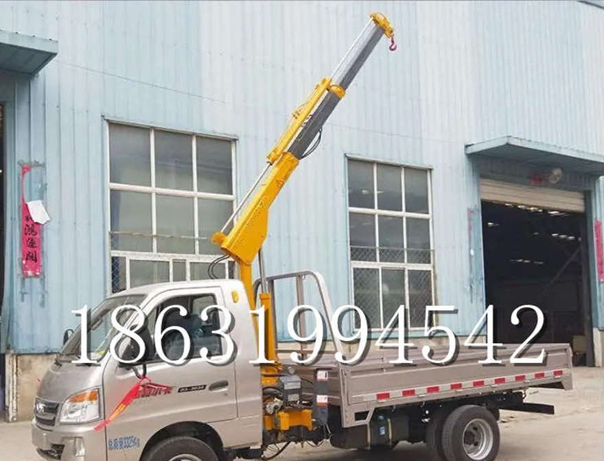 长安区随车吊机小型履带吊3吨全电动车载吊机包安装小型随车吊机油压随车吊